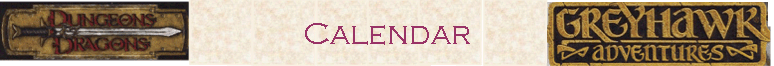Calendar