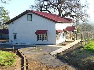 New Barn from the front.