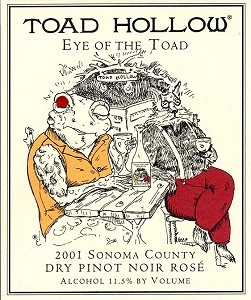 Toad Hollow 2001 Dry Pinot Noir Ros, Sonoma County