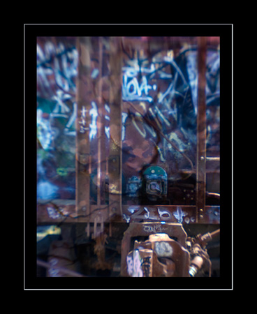 0106Train Graffiti Abstract