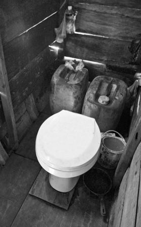 0113_DSC3320 Boat Toilet- Cambodia B&W