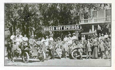 Skaggs Springs auto tourists