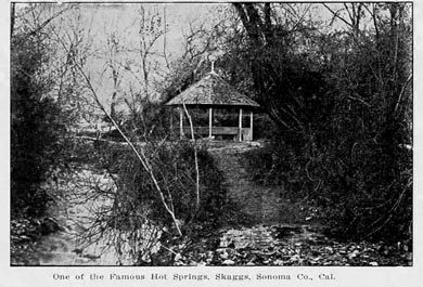 Hot springs gazebo.