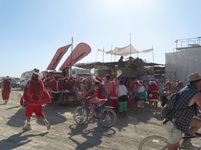 Why it must be the Santa parade