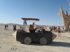 There were several Flinstone mobiles this year