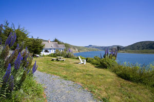 View of River House & River