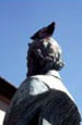 Statue with Pigeon