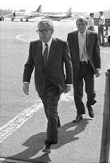 Henry Kissinger and Drew Lewis.