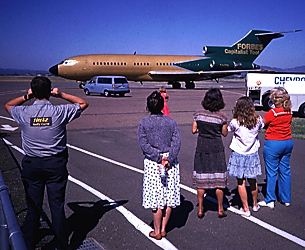 Malcolm Forbes' jet, 