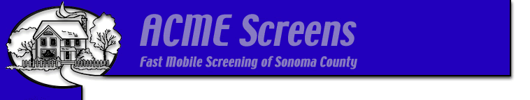 Top Banner:ACME Screens; fast mobile screening of sonoma county