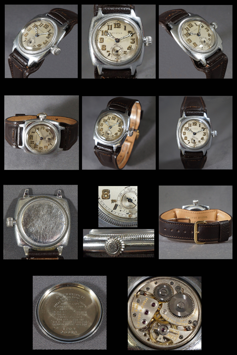 Exceedingly Rare 1928 Rolex Oyster Man's Early Waterproof Watch Mercedes Gleitze | eBay