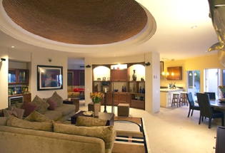 Large comfortable living area.