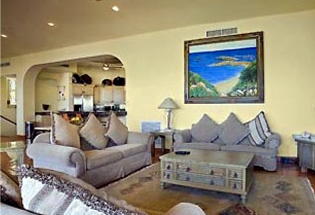 Large comfortable sitting area.