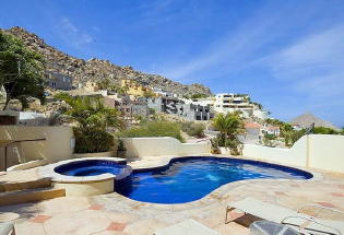 Pool with Jacuzzi.