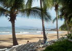 Beautiful white sand beach.