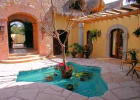 Magnificent Hacienda style courtyard.