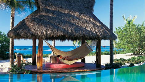 The palapita is a perfect spot to relax.