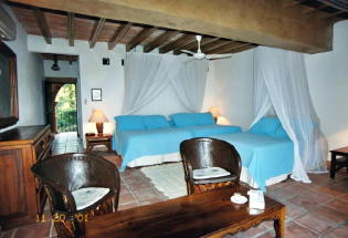 Guest bedroom on lower level with view of Bay.