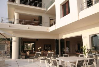 Large open terrace