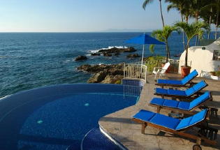 Ocean view from pool terrace