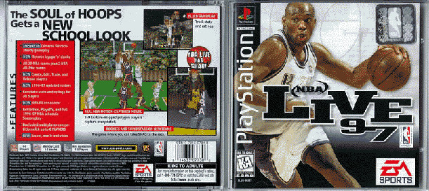 NBA Live 97 CD cover