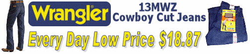 13mwz Wranglers - Everyday Price $18.87