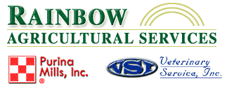 Rainbow Agricultural Services proudly offer Purina Mills and Veterinary Services Products