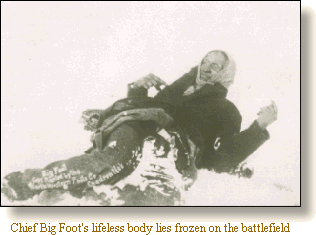 Chief Big Foot's body