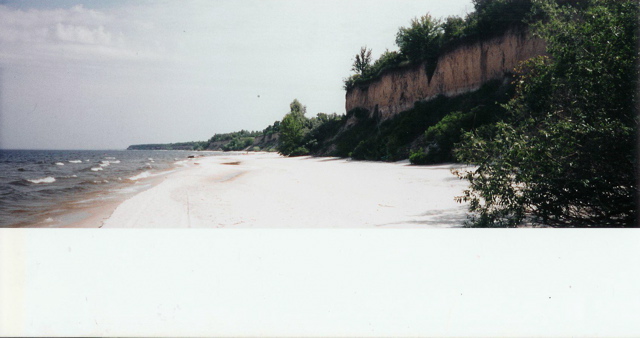 cliffs near Chyhyryn