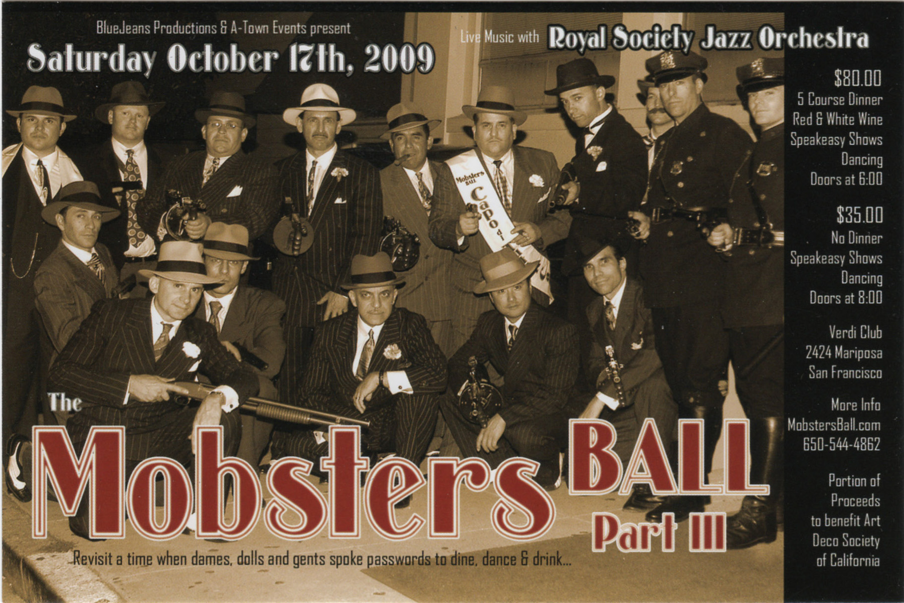 Mobsters Ball 2009