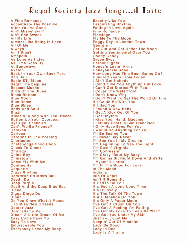 1920s jazz, 1930s swing, 1940s swing, trad jazz, traditional jazz, dixieland, san francisco swing