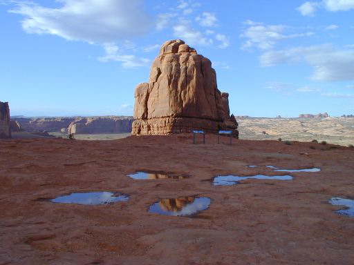 Arches just after a rain