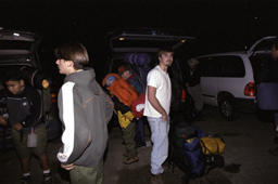 Start hiking at night