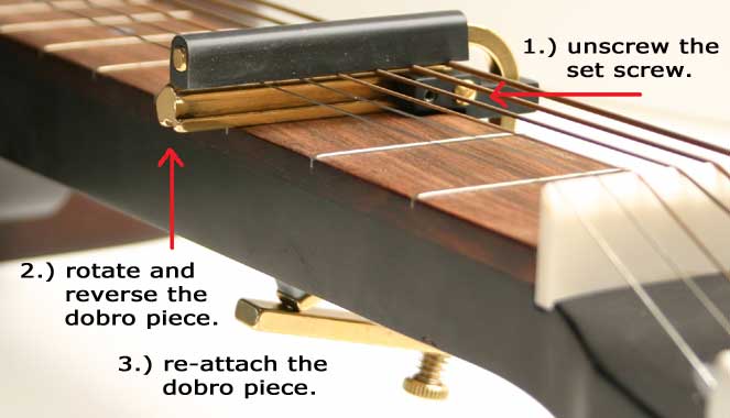 Shubb Dobro capo adjustments