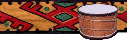 Bulgarian drum and sash art