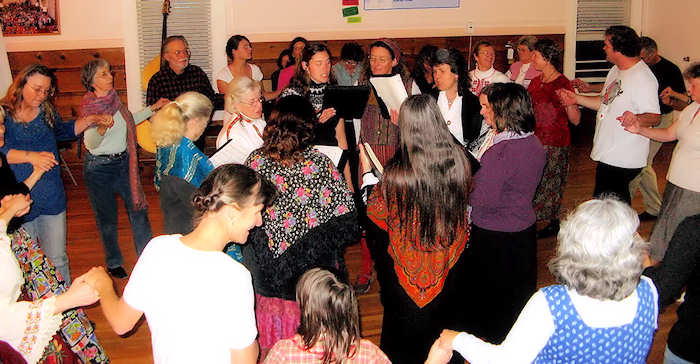 Dancing in Nevada City, 2009