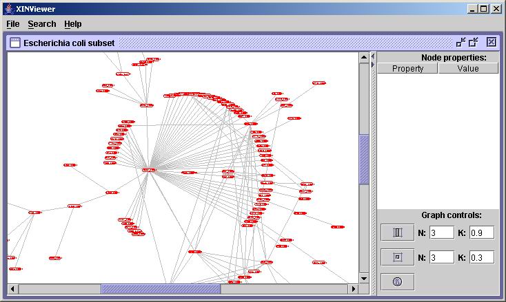 E.coli network