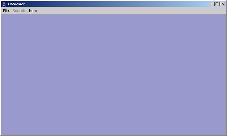 XINViewer main window XINViewer main window