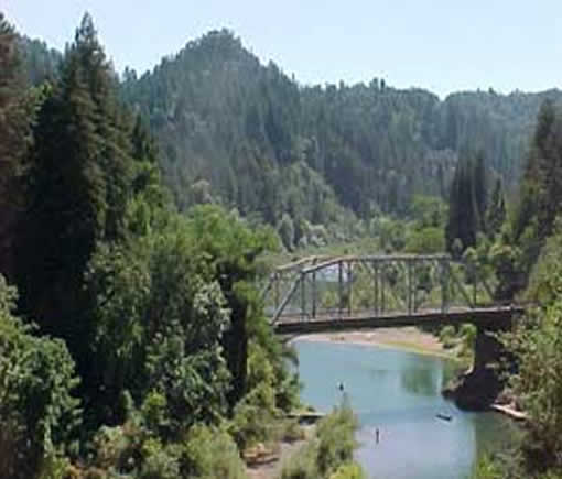 Russian River Guerneville birdge