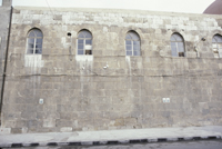 Exterior of prayer hall, view to north.