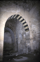 North wing, view from west chamber into east chamber.