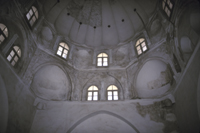 Tomb chamber, vault.