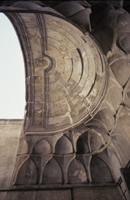 Portal, east side, vault from below.