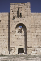 Palmyra, Citadel, gate.