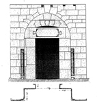 Portal (after Bourgoin, Précis de l'art arabe, pl. 1.18).