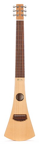 a picture of the original Martin Backpacker guitar