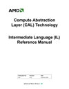 AMD/ATI Compute Abstraction Layer (CAL) Intermediate Language (IL) Reference Manual example