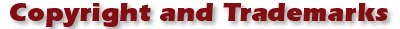 Copyright and Trademarks