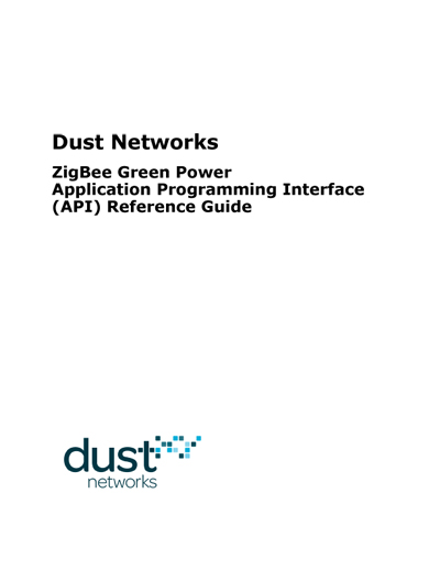 Dust Networks Doxygen Template for ZigBee Green Power API Reference Guide