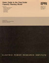 Electric Power Research Institute (EPRI) User's Guide to the Over/Under Capacity Planning Model example